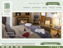 Tablet Screenshot of cloranmansion.com